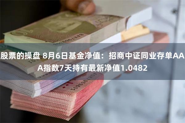 股票的操盘 8月6日基金净值：招商中证同业存单AAA指数7天持有最新净值1.0482