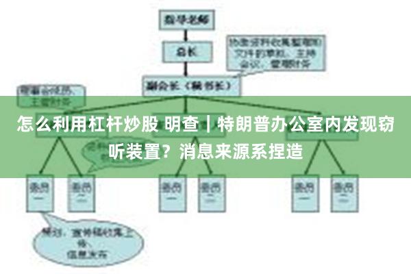 怎么利用杠杆炒股 明查｜特朗普办公室内发现窃听装置？消息来源系捏造